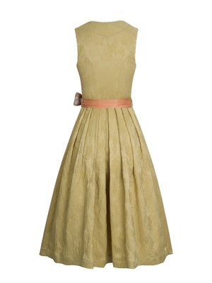 Dirndl s předním zipem & Žlutý dirndl: Moderní tradiční kroj s praktickou elegancí