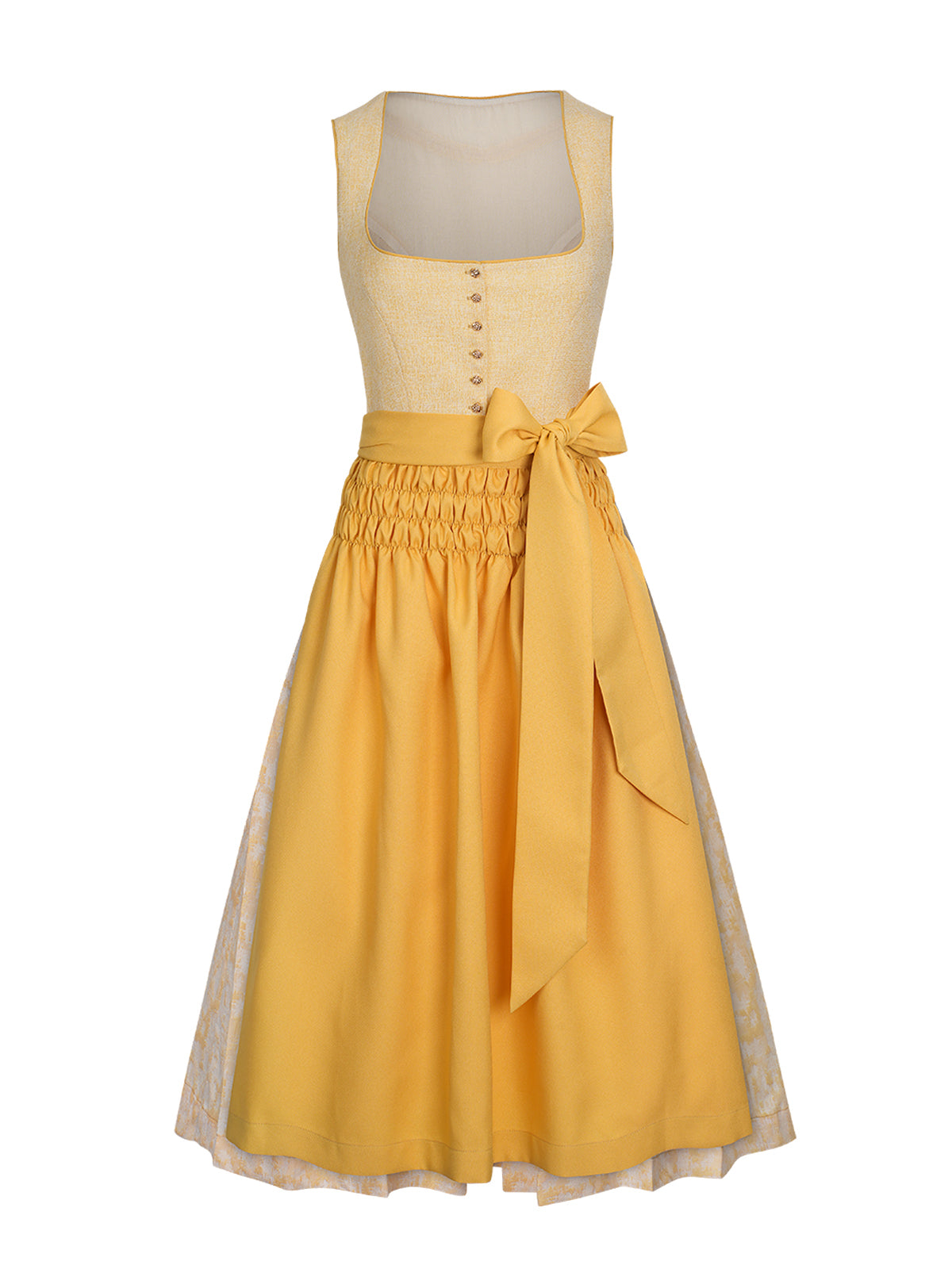 Dirndl Trends 2025: Sun Yellow Accenten voor late zomer en Oktoberfest Magic