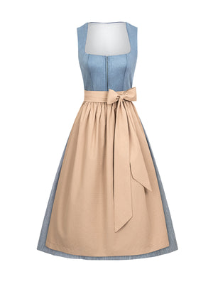 German traditional costume fashion 2025: The latest trends on blue dirndls for autumn