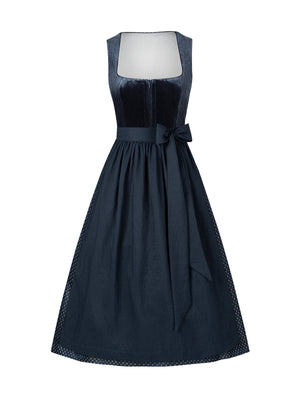 Das blaue Wunder: Wie ein Dirndl in Jeansblau die Modewelt erobert