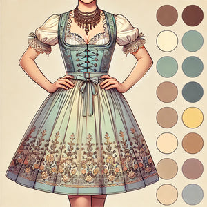 Das ton-in-ton Dirndl – Eine elegante Harmonie
