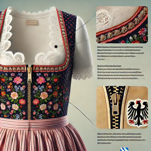 De praktische dirndl met rits aan de voorkant - een stijlvolle keuze voor elke gelegenheid