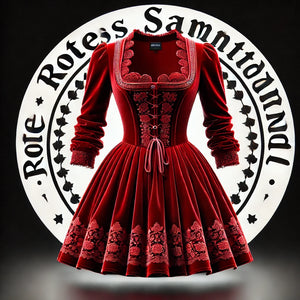 Das rote Samtdirndl: Eine elegante Wahl mit Charme