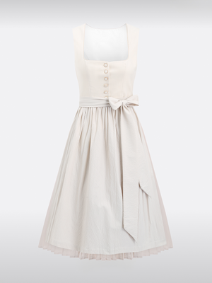 Die Dirne-Rocke mit Front-Reißverschluss und hohen Verschlüssen