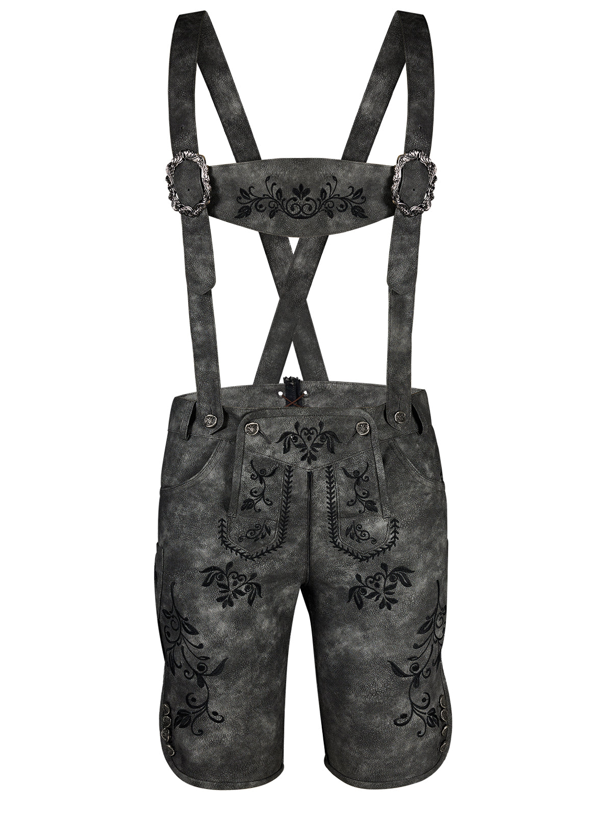Schwarzgrau Lederhose Norman