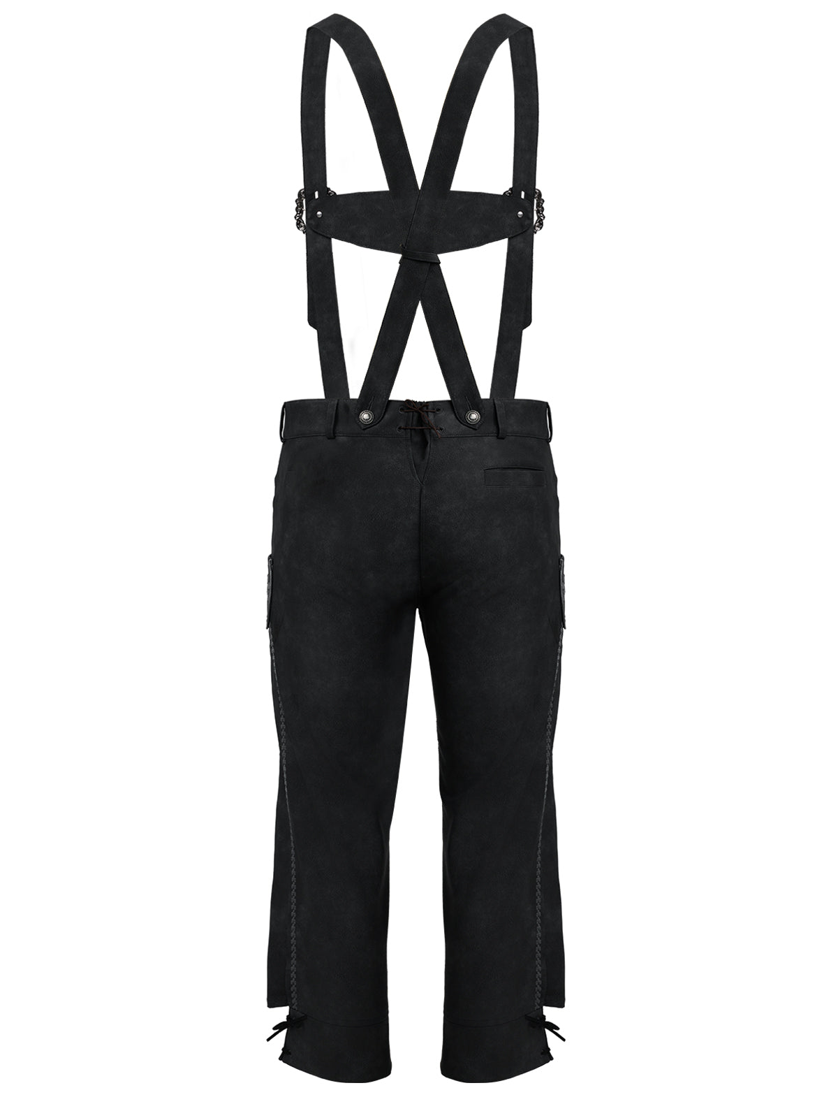 Schwarzgrau Lederhose Theodor