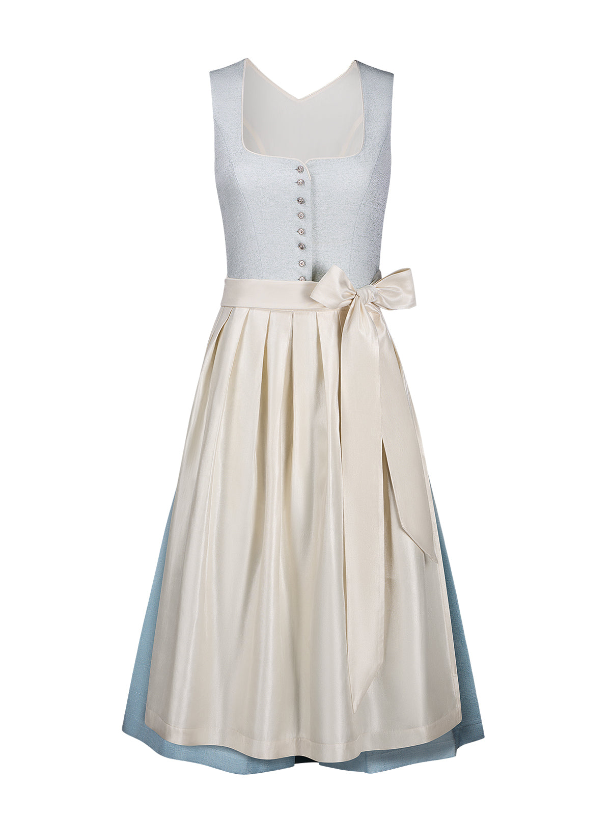 Kvinder blå knap dirndl lainer