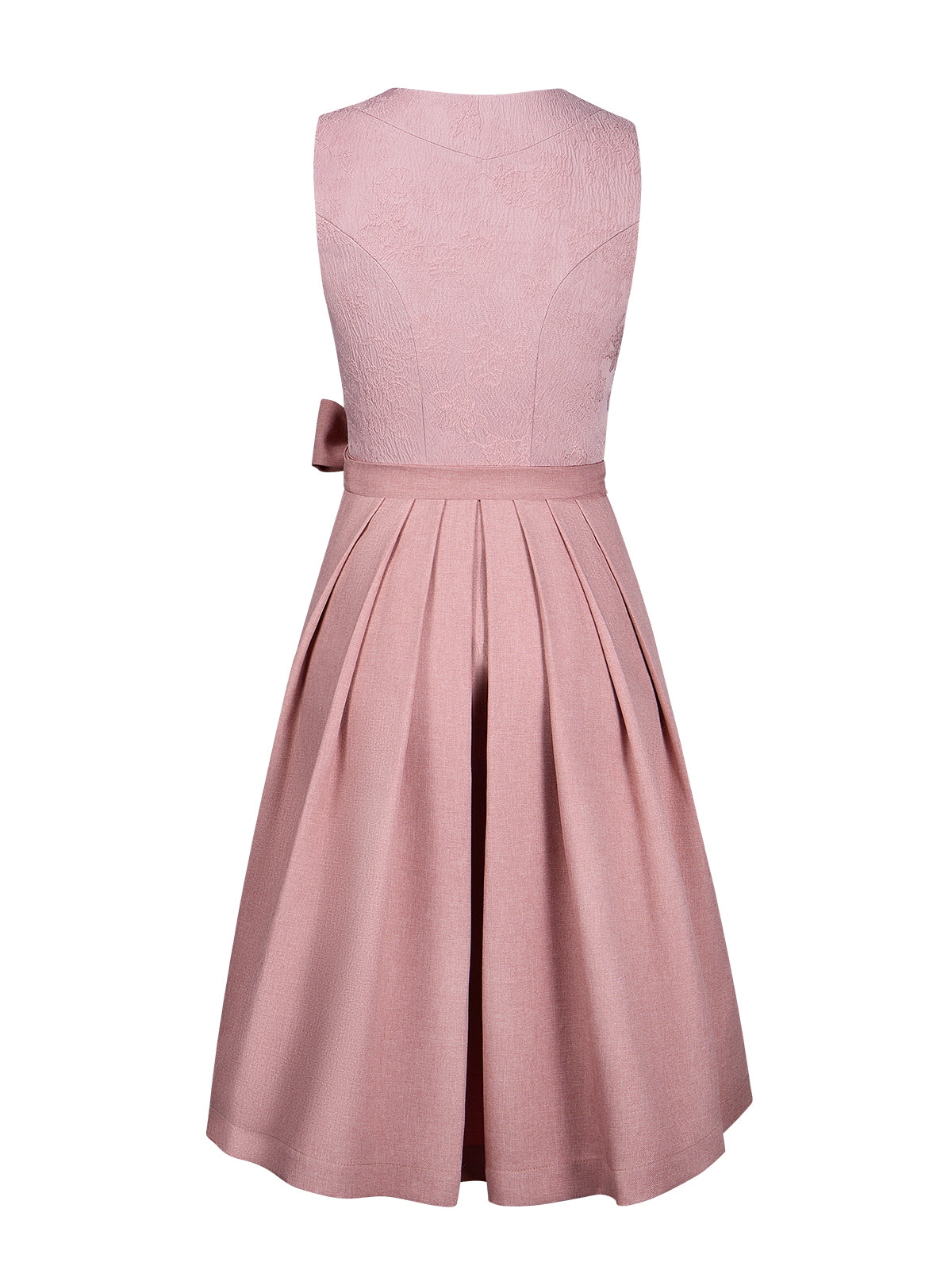 Kvinders lyserøde lynlås på front dirndl anja