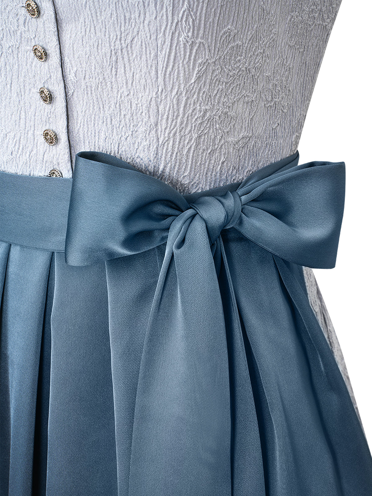 Blå hjertehalsudskæring Dirndl Noah