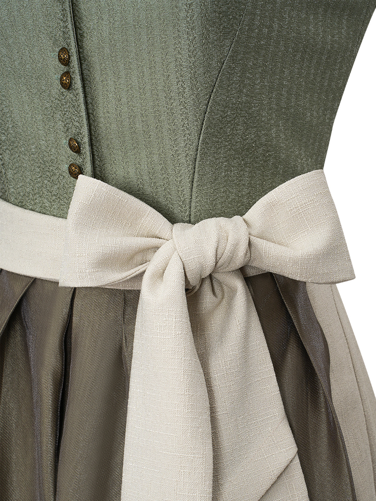 Grøn lige sektion Dirndl Luca