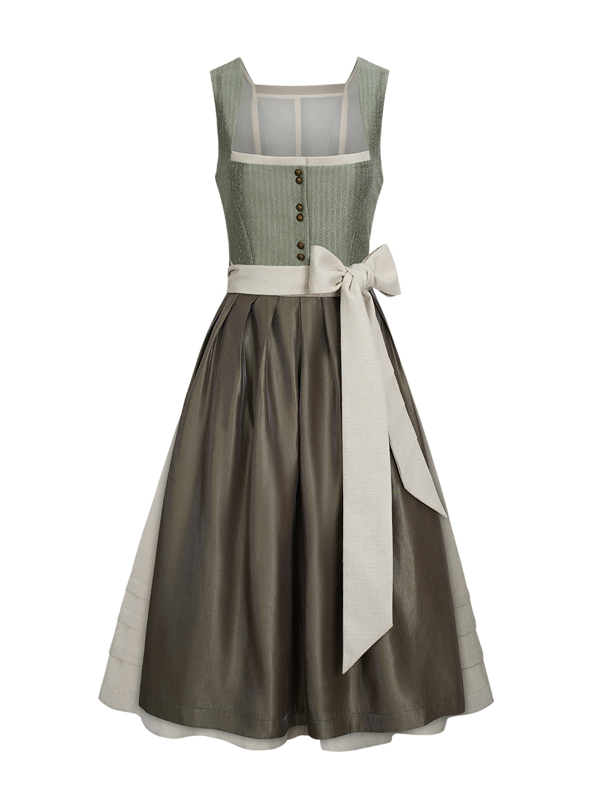 Grøn lige sektion Dirndl Luca