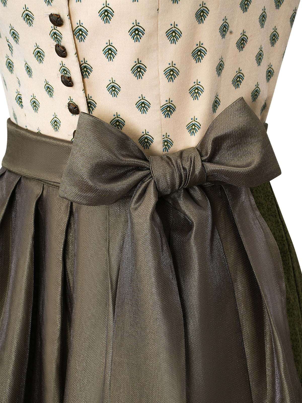 Gul hjerte skåret dirndl melanie