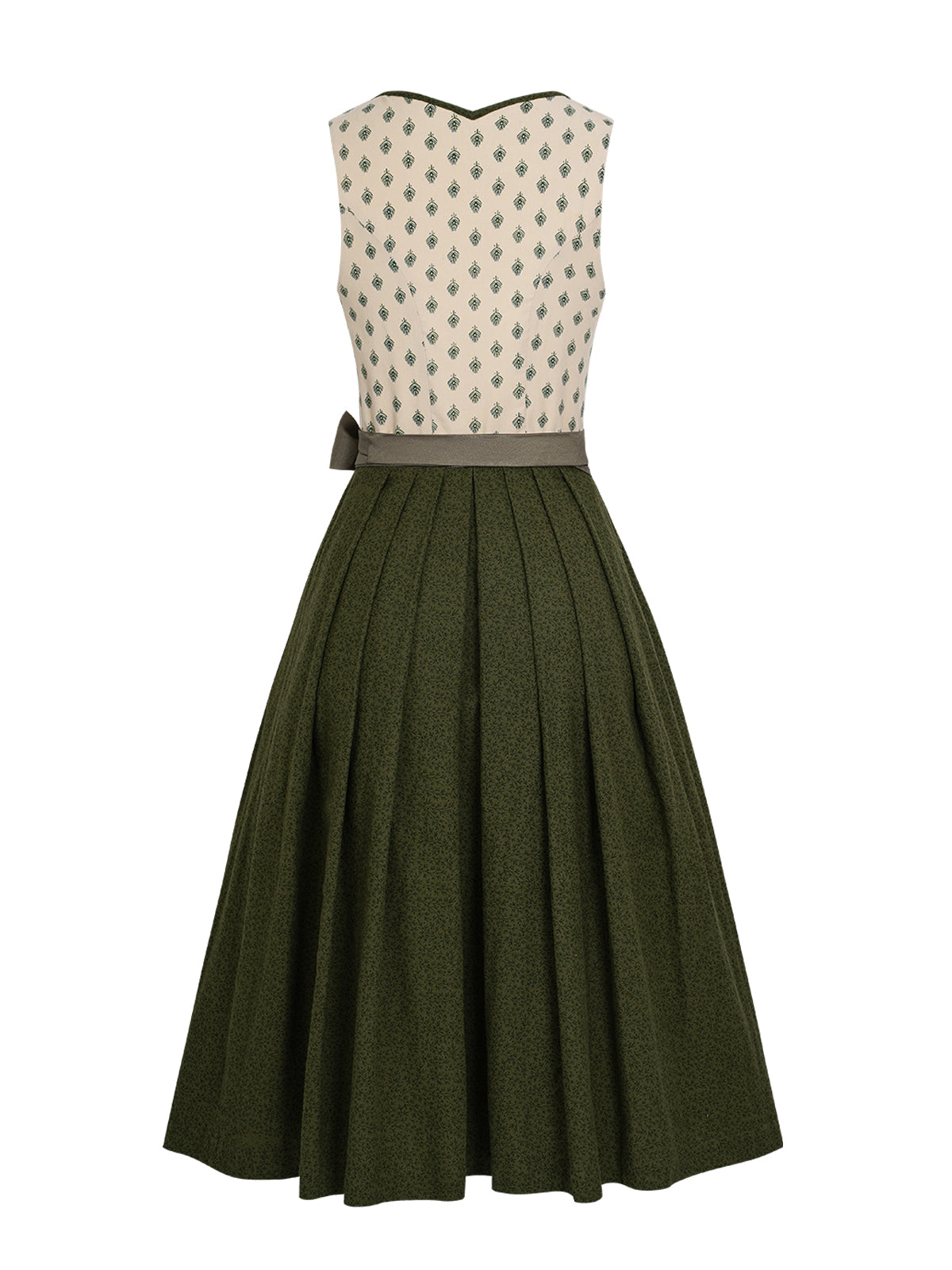 Gul hjerte skåret dirndl melanie