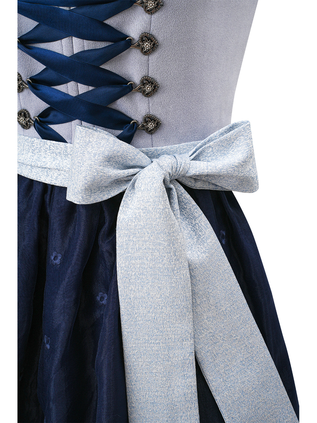 Blå lige sektion Dirndl Nele