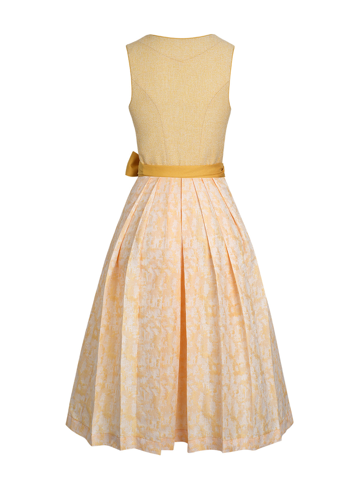 Gul lige sektion Dirndl Yasmin