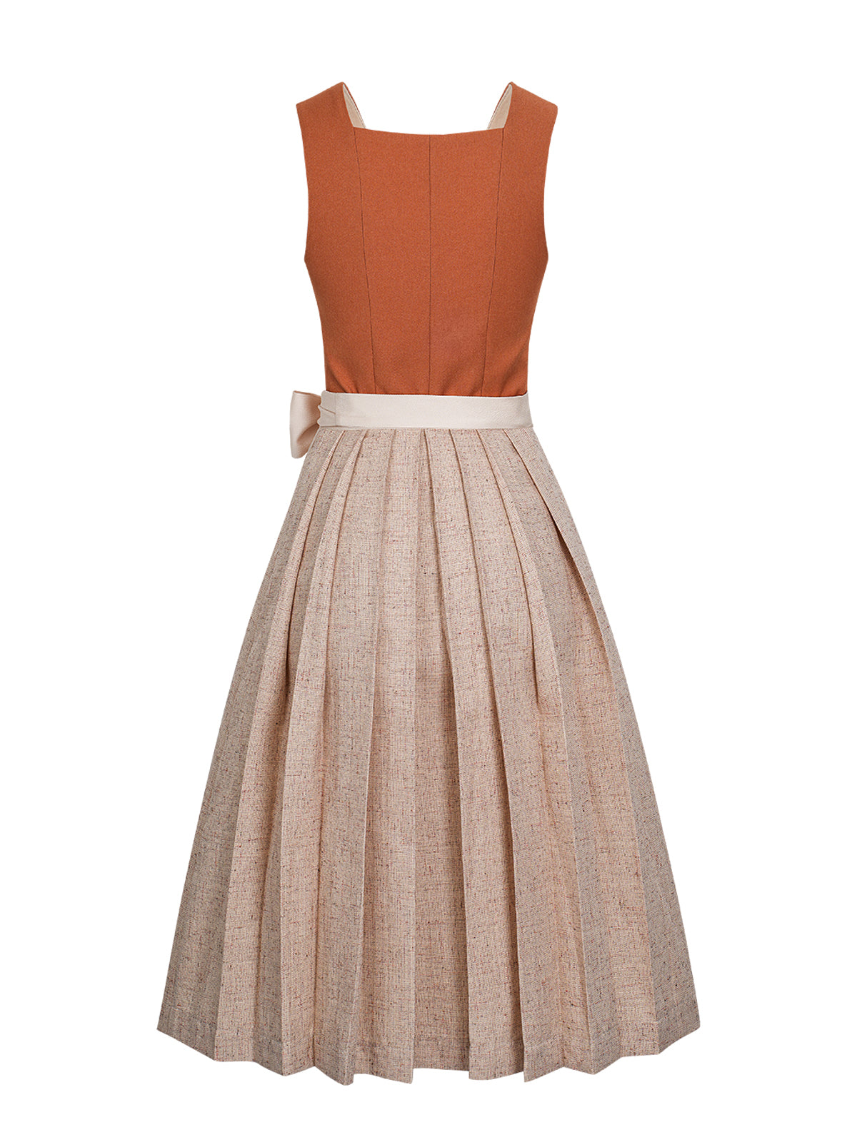 Orange lige sektion Dirndl Jan