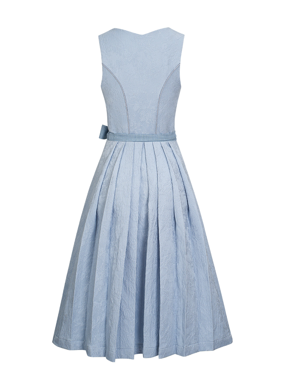 Blå hjertehalsudskæring Dirndl Hazel