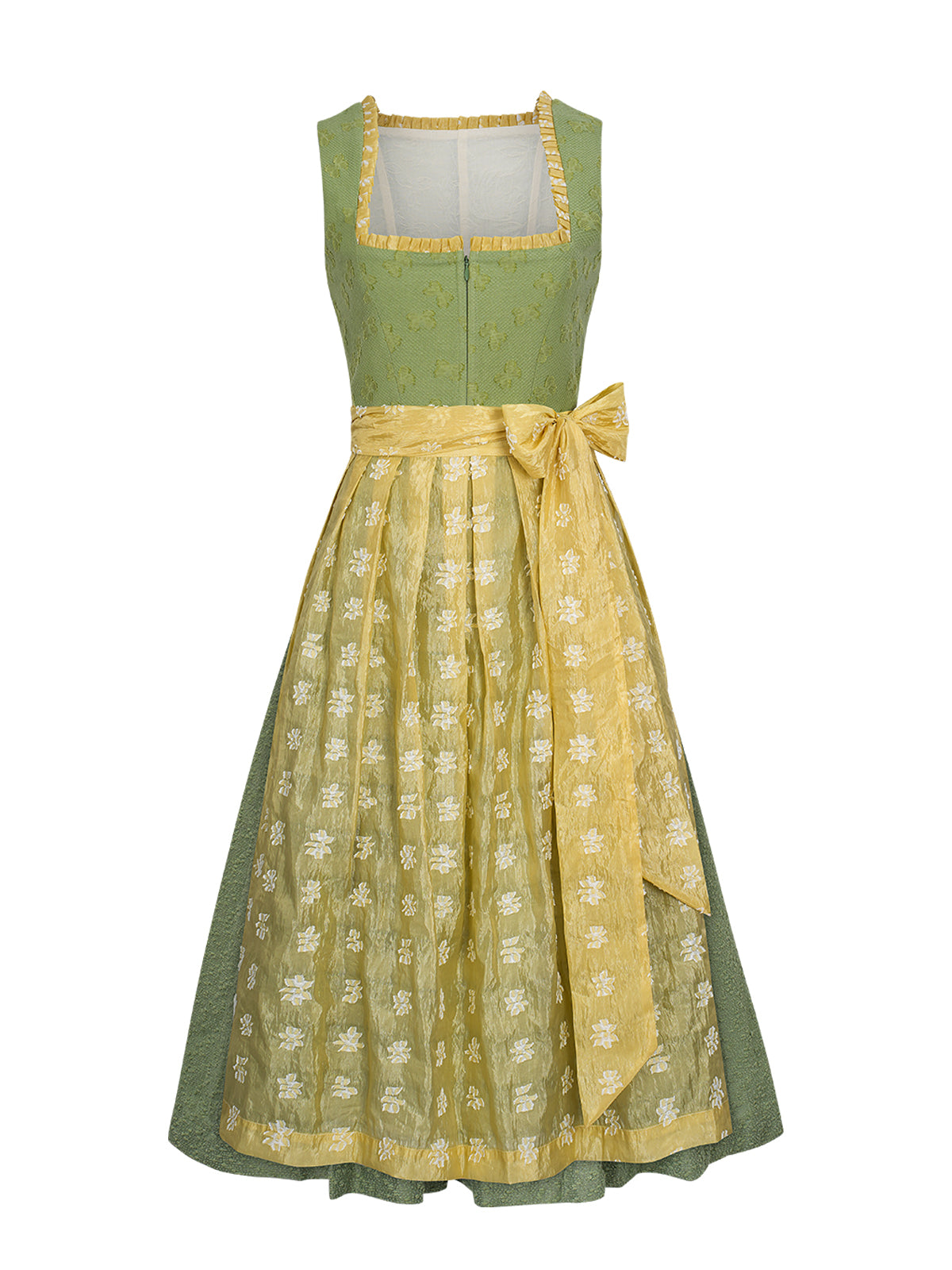 Grøn, lige sektion Dirndl Kitt