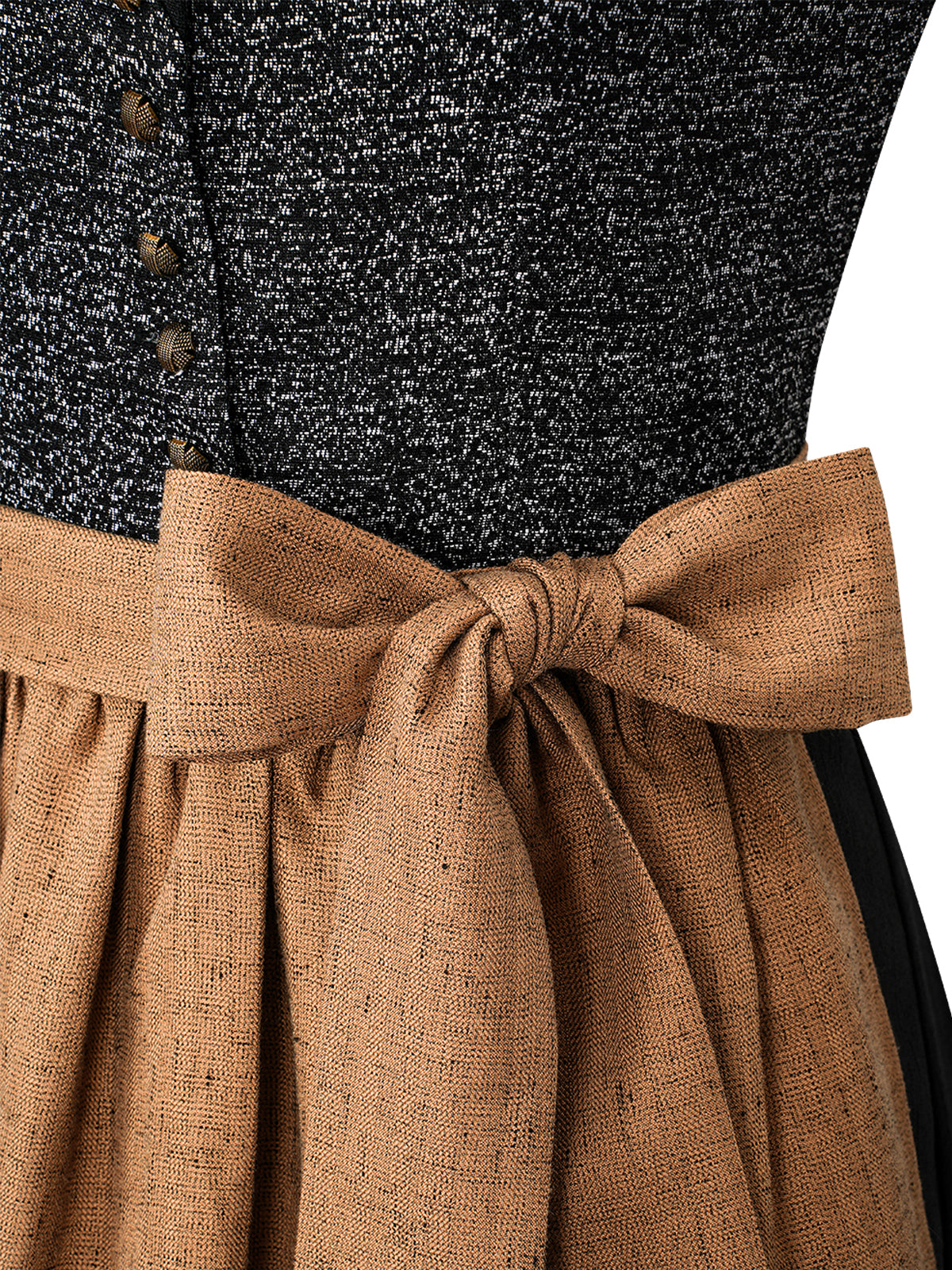 Sort lige sektion Dirndl anemone