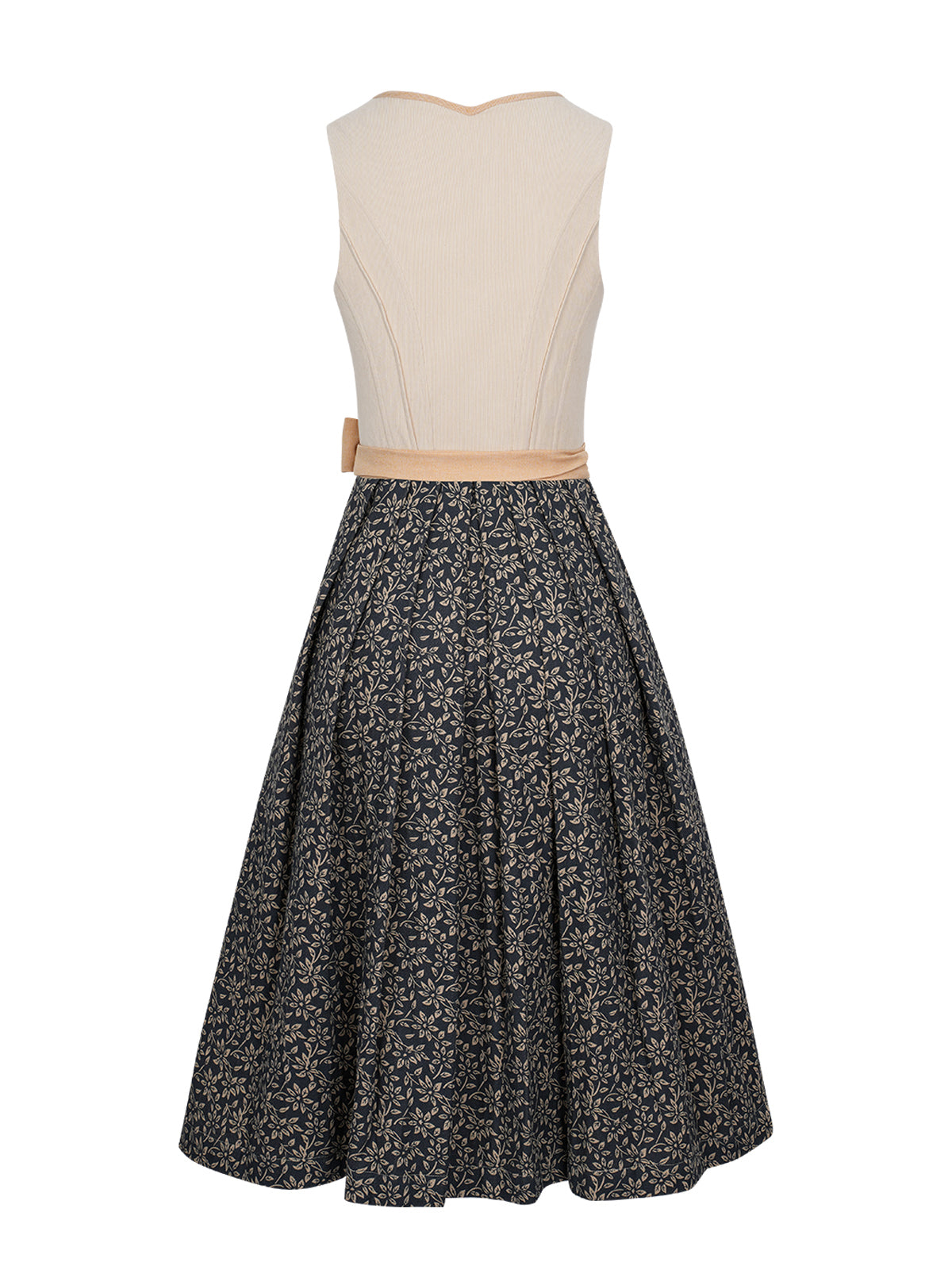 Gul lige sektion Dirndl Amelie