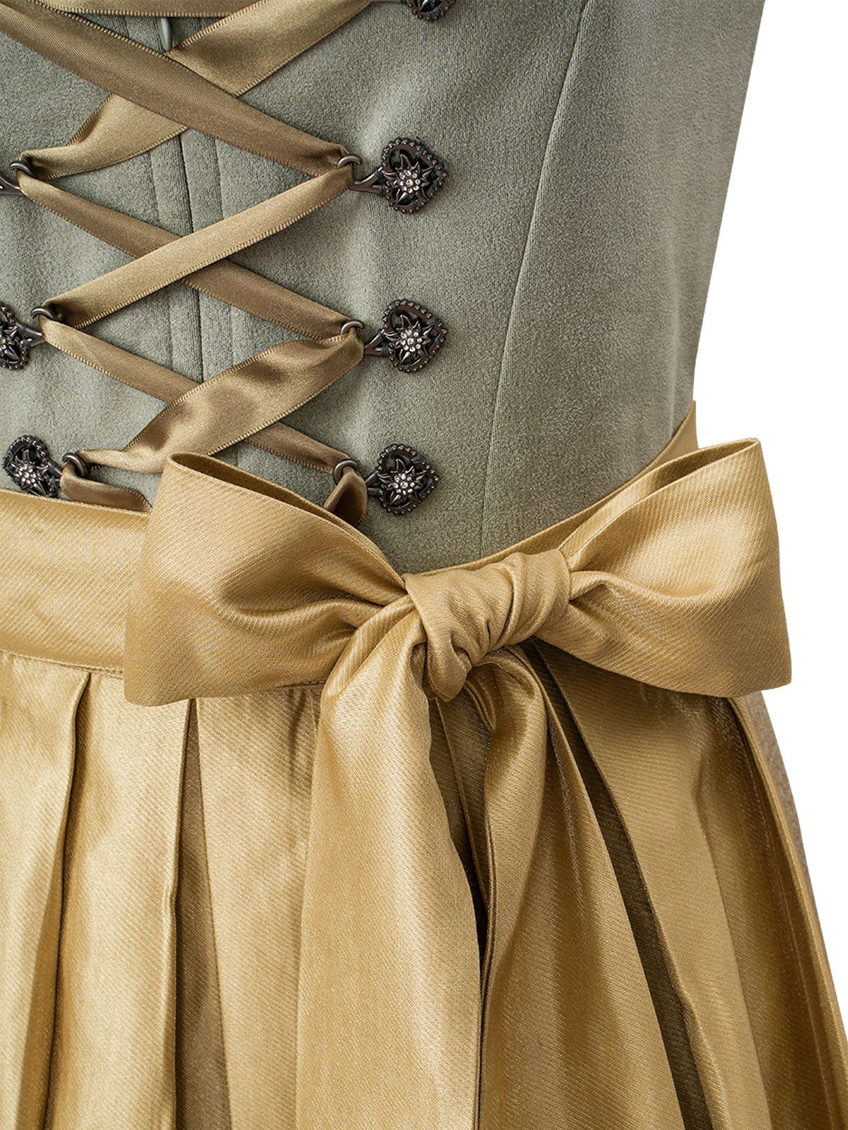 Grøn hjertehalseklokke lukning Dirndl Hilla