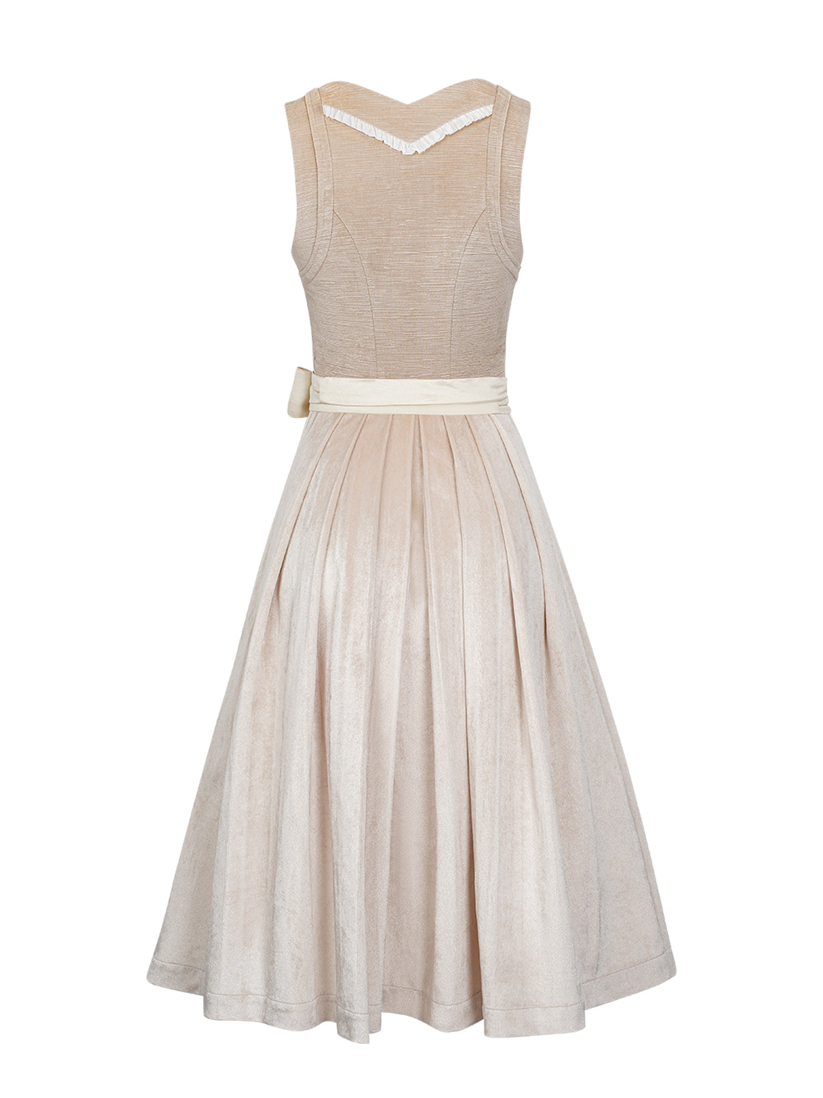 Ruskea suora osa dirndl Tiana