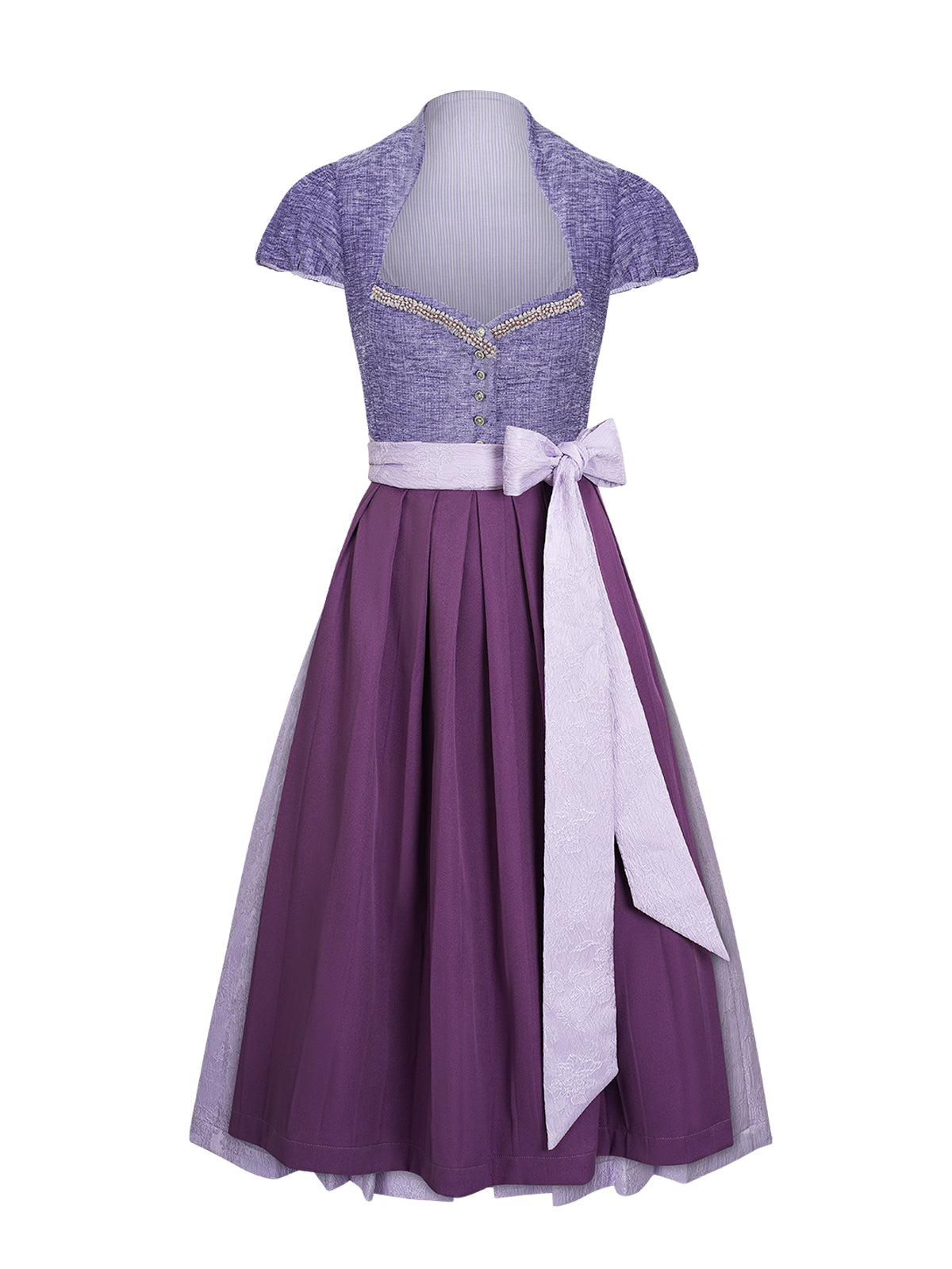 Lila Heart Cutout Dirndl Ginny