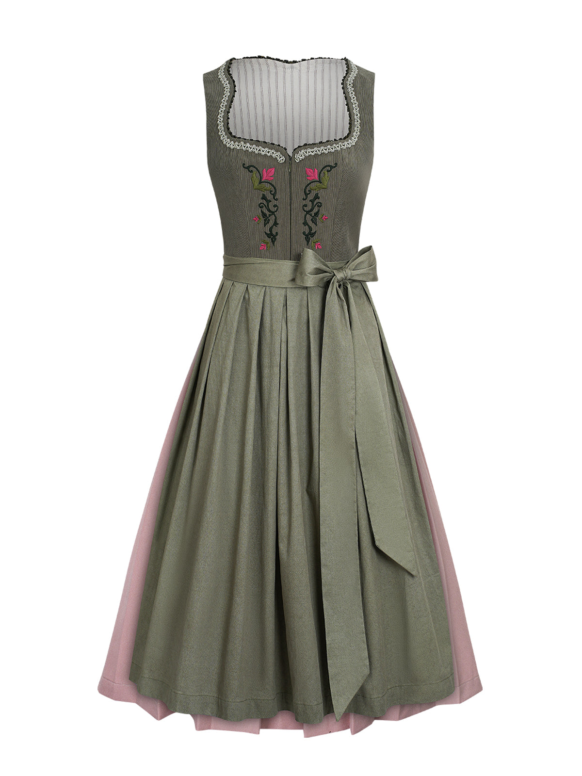 Grøn hjerte sektion dirndl lois