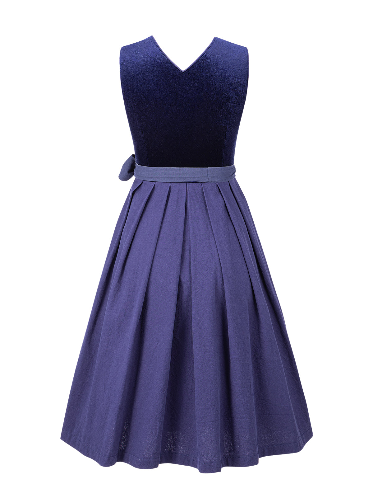 Kvinder blå lynlås på front dirndl melisa