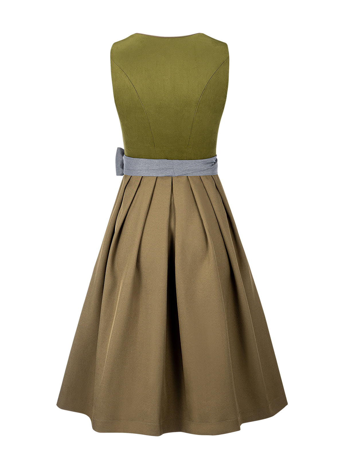 Kvinders grønne knapper dirndl moki