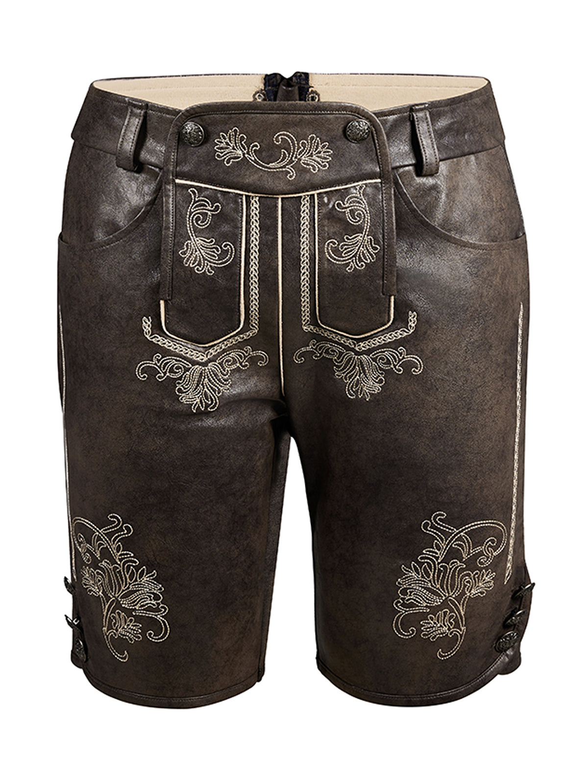 Steinbraune Lederhose Tarius