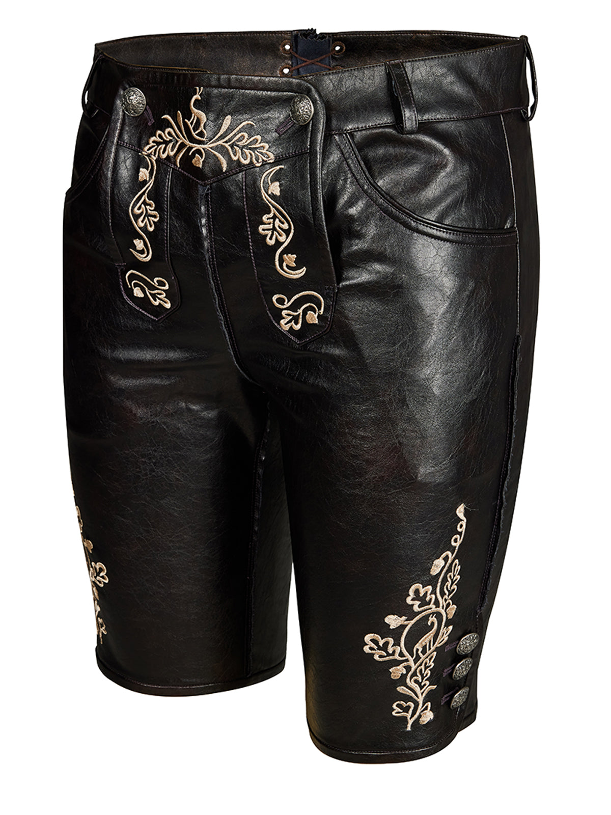 Schwarzees Lederhose Ludwig