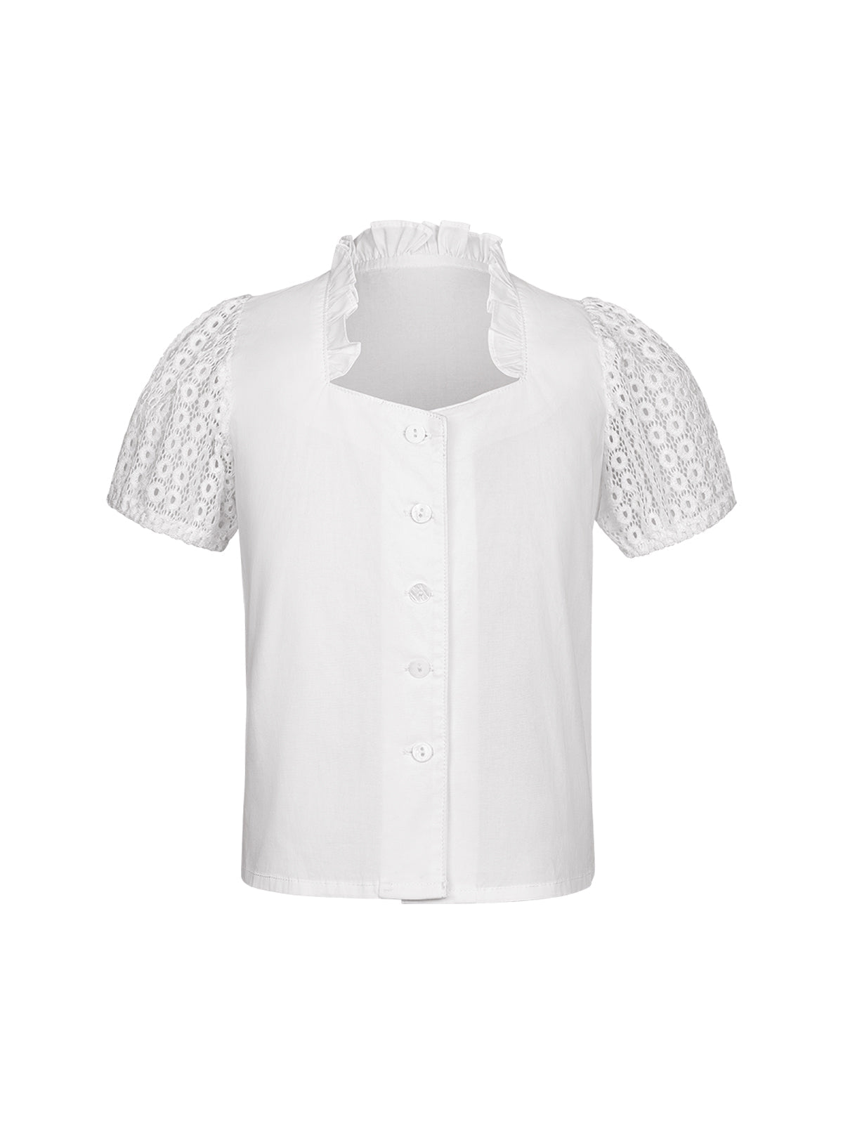 Kinder Bluse Sofia Weiss