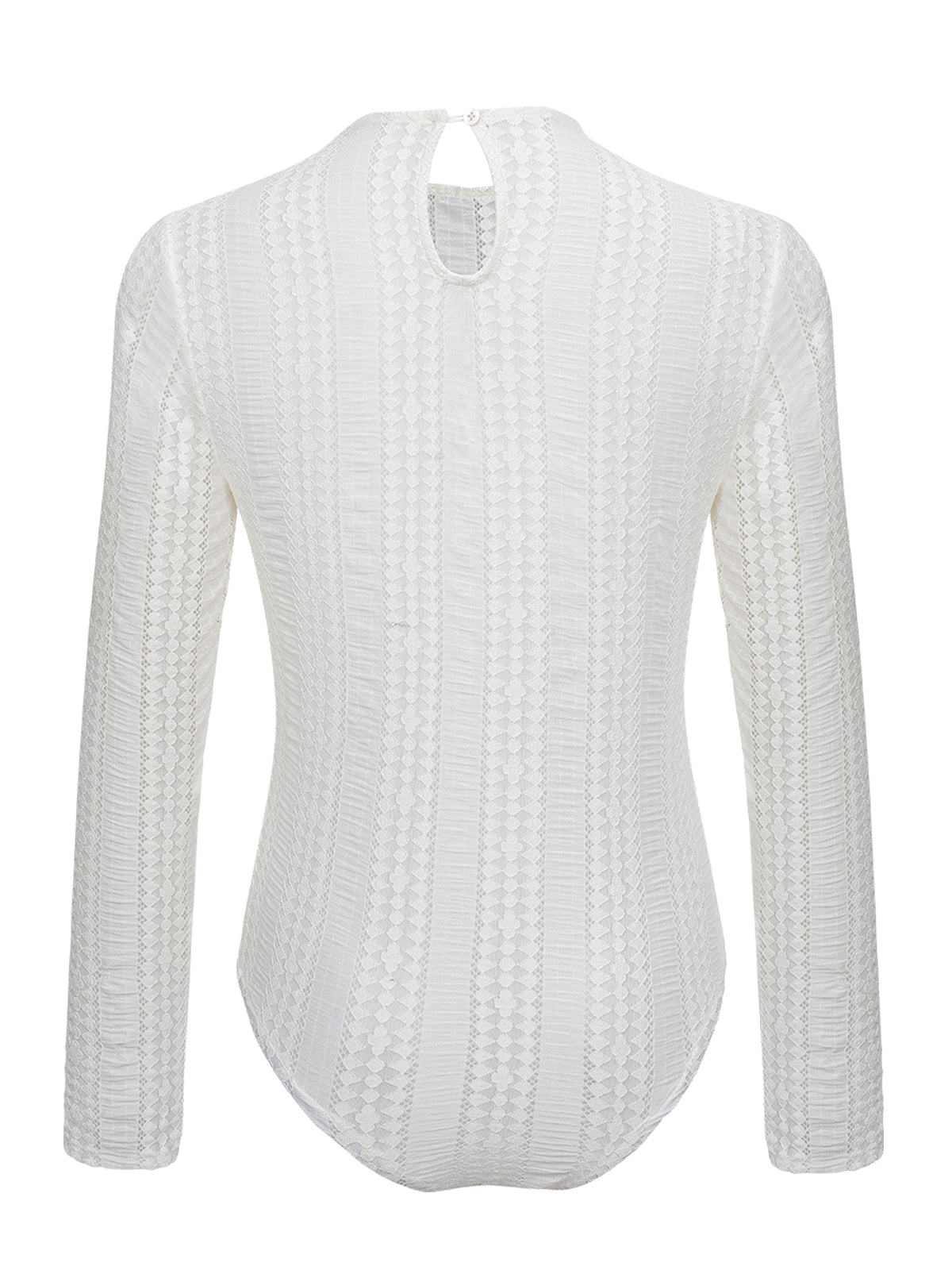 Weiß Rundhals Body Patty