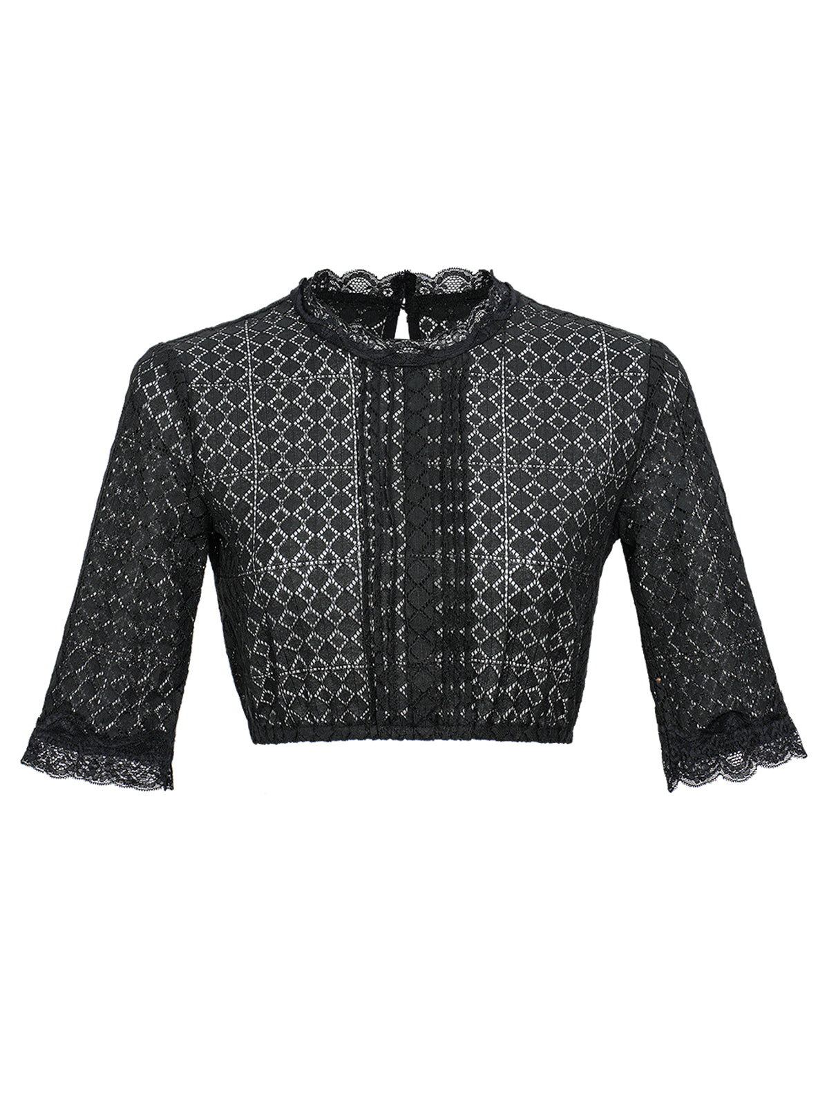 Musta Rundhals Dirndlblous Kiana