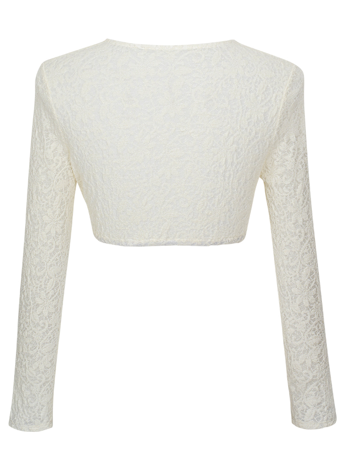 Hvid V-hals Dirndlblous Valeria