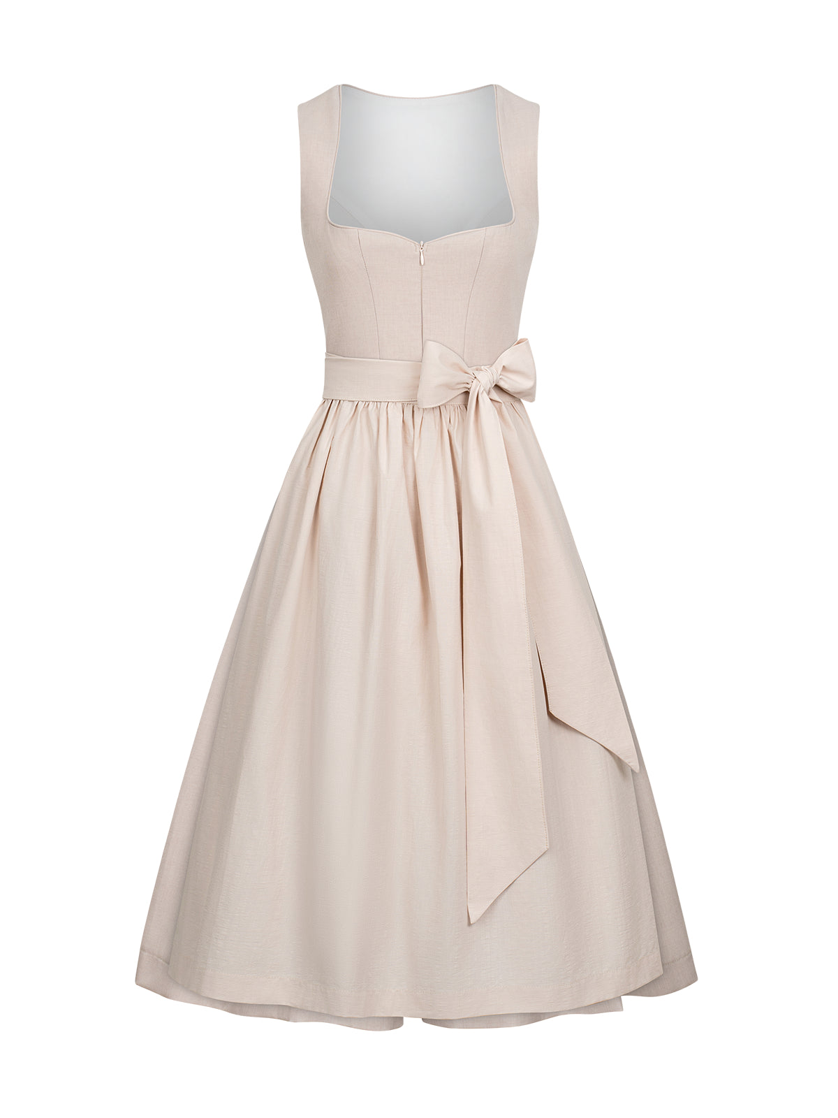 Beige cardiac neckline dirndl maribel