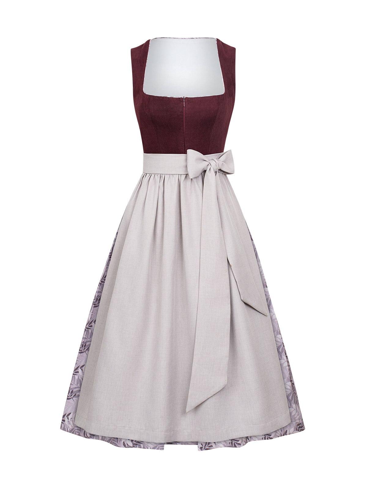 Lila straight outlet floral pattern dirndl alessia