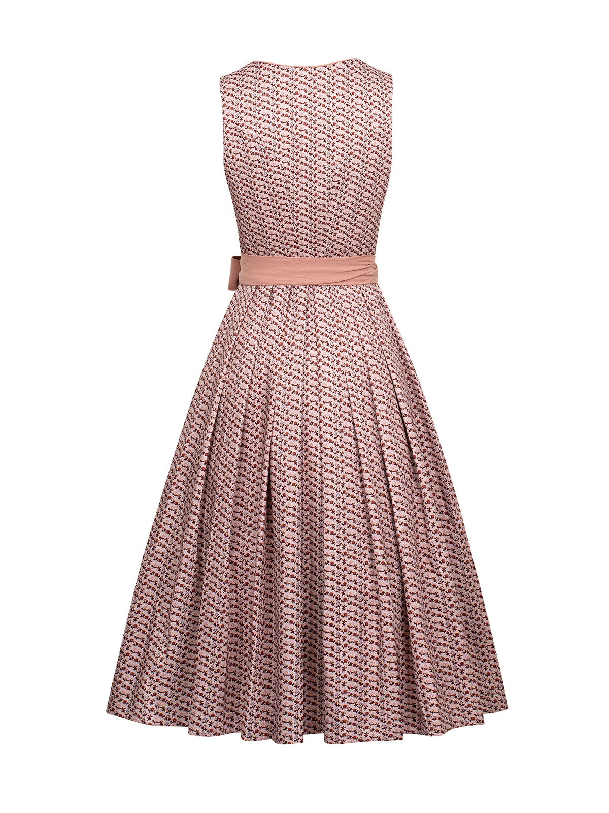 Rosa heart neckline floral pattern dirndl raven