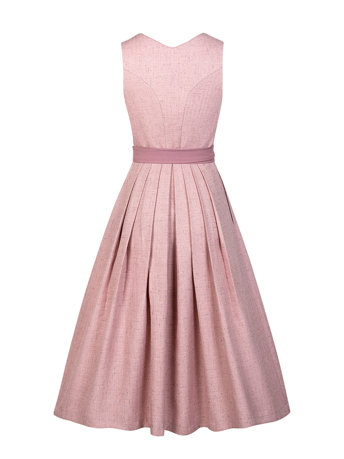 Rosa Cardiac halsudskæring Dirndl Amanana