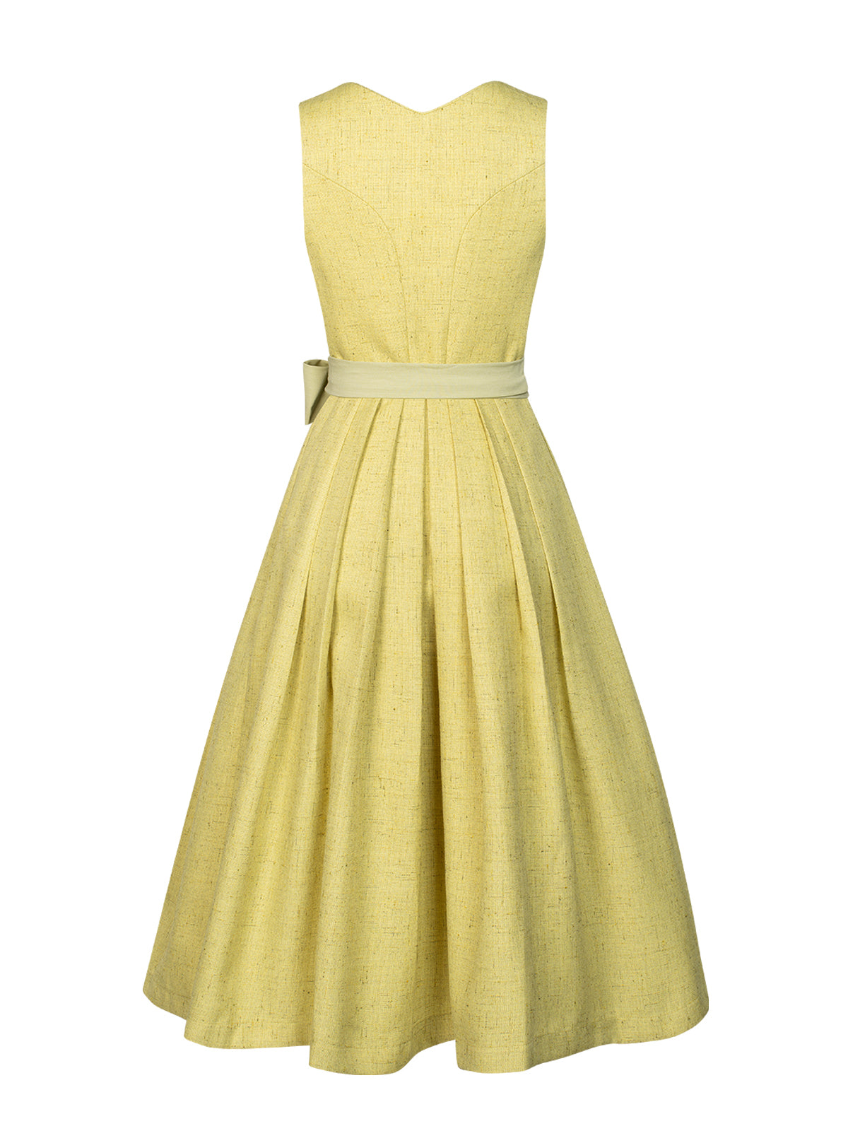 Gul hjerte skåret dirndl amanana