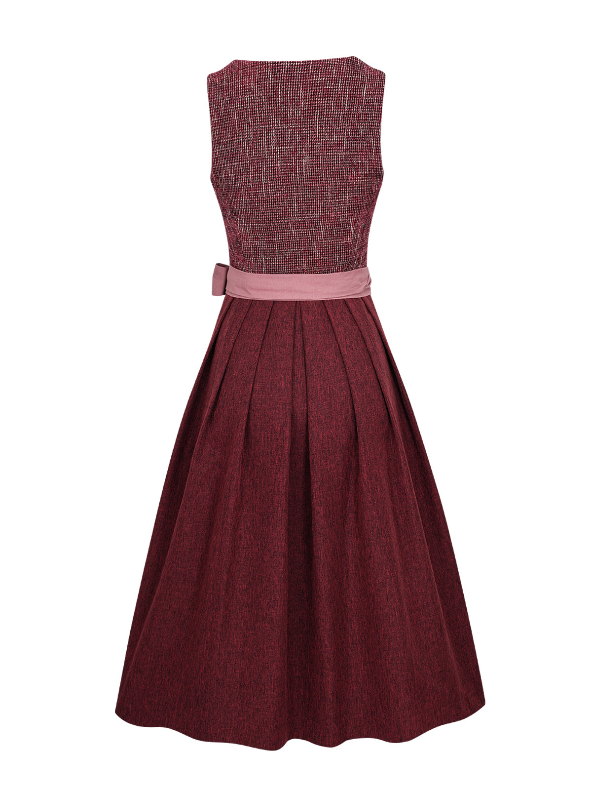 Rød lige sektion Dirndl Caroline