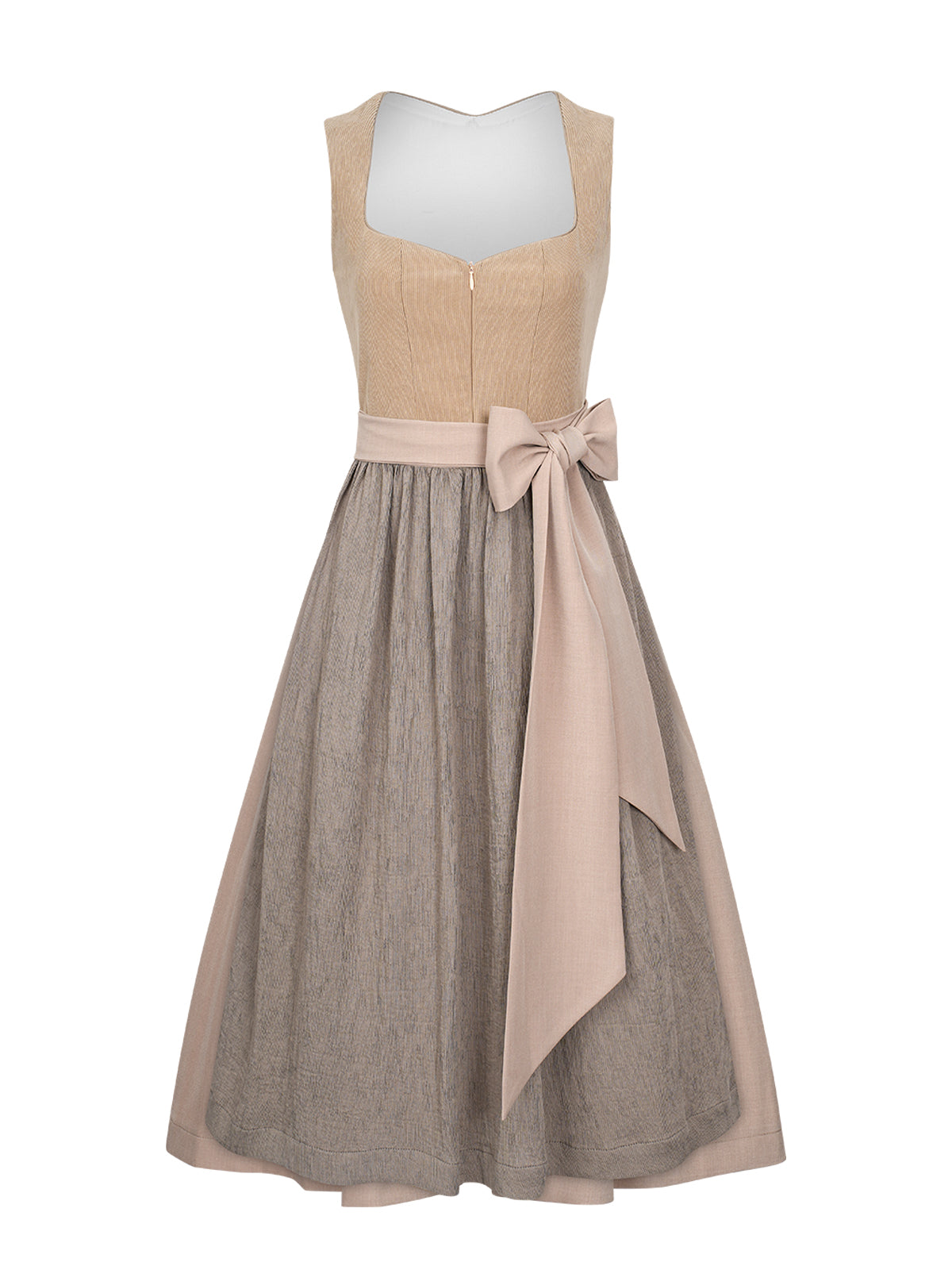 Braun hjertehalsudskæring Dirndl Kira