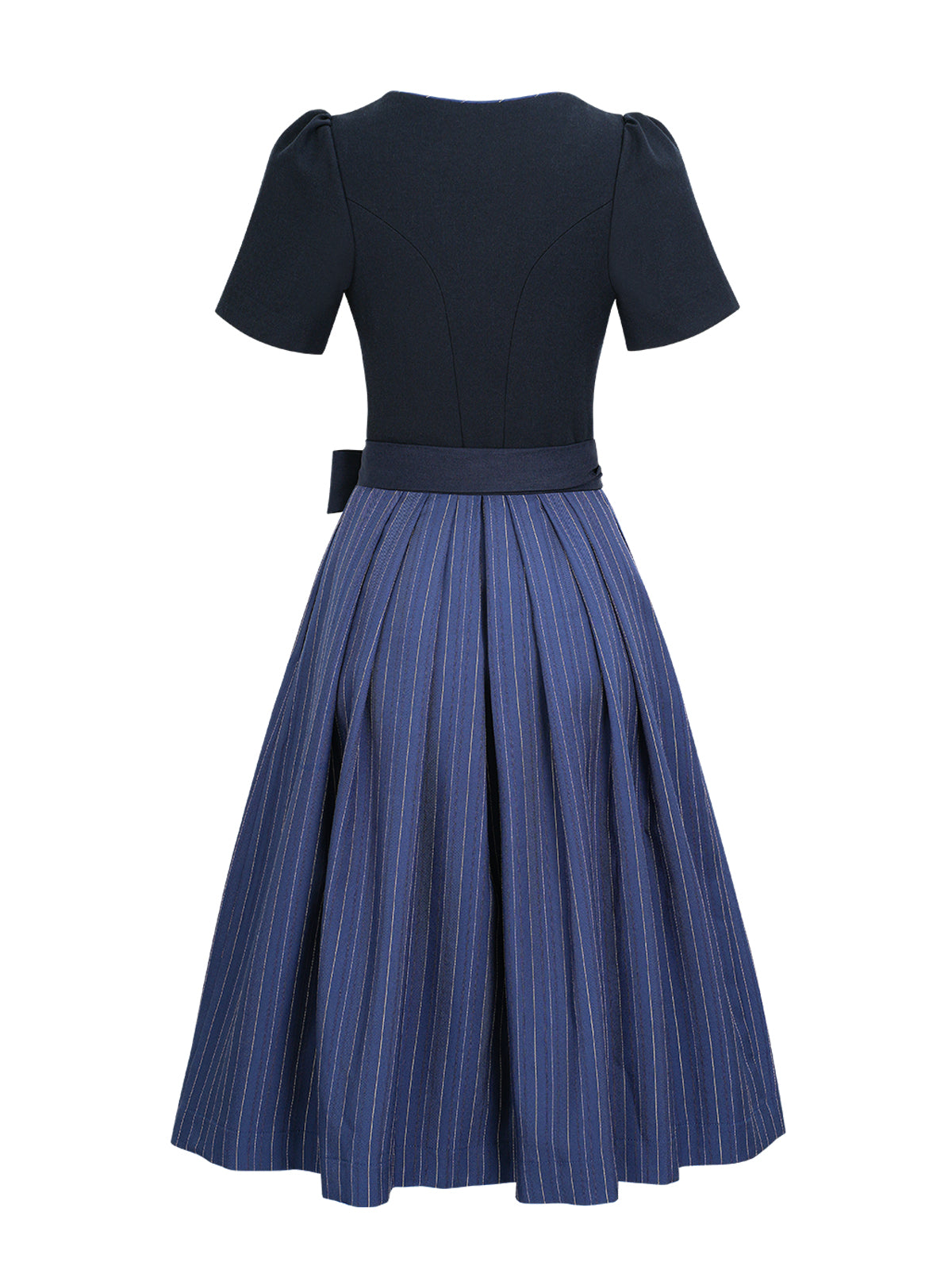 Blå hjertehalsudskæring Dirndl ava