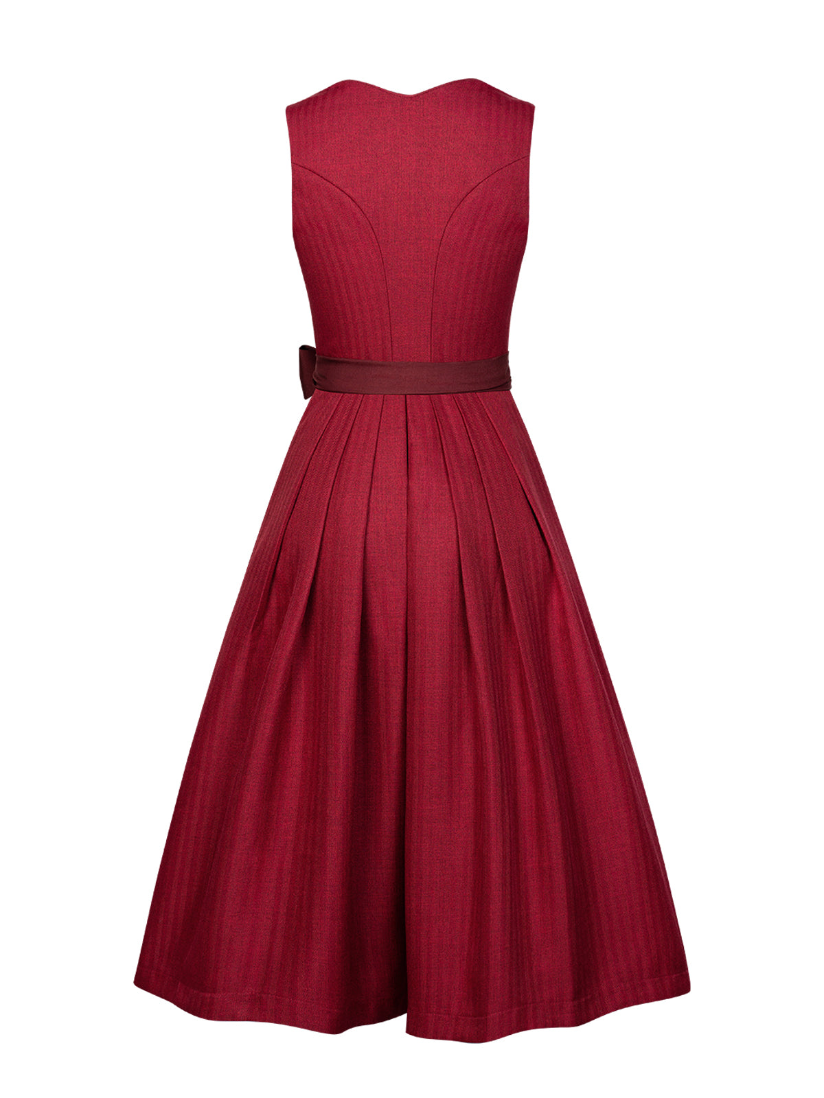 Rødhjertehalsudskæring Dirndl Amanana