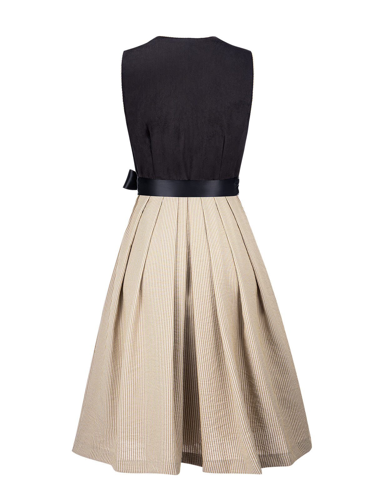 Naisten musta vetoketju edessä dirndl werny