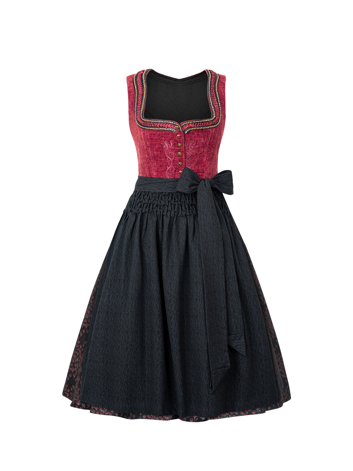 Red Heart Necklet Dirndl Palona