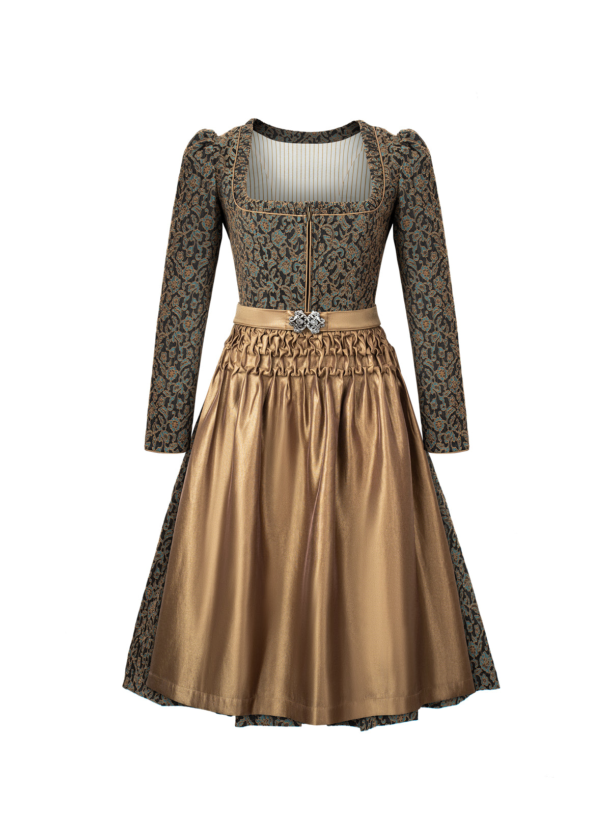 Brun lige sektion Dirndl Ophelia